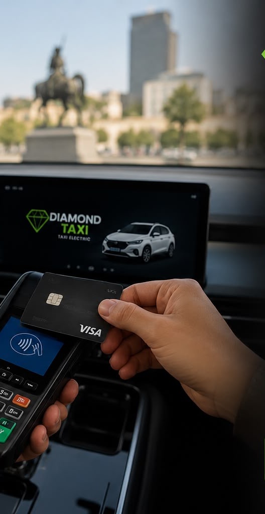 Pagesa me kartë në Diamond Taxi